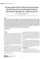 Vận dụng mô hình thẻ điểm cân bằng bền vững trong đánh giá hiệu quả kinh doanh của các doanh nghiệp khai thác than thuộc Tập đoàn Công nghiệp Than - Khoáng sản Việt Nam