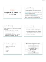 Bài giảng Kinh tế lượng: Chương 1 - ThS.Trần Thị Tuấn Anh