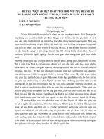 skkn một số BIỆN PHÁP PHỐI hợp với PHỤ HUYNH để CHĂM sóc NUÔI DƯỠNG GIÁO dục TRẺ mẫu GIÁO 5 6 TUỔI ở TRƯỜNG mầm NON 