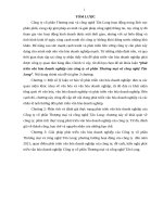 luận văn quản trị kinh doanh phát triển văn hóa doanh nghiệp của công ty cổ phần thƣơng mại và công nghệ tân long 