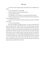 luận văn quản trị kinh doanh hoạch định chiến lƣợc kinh doanh cho công ty TNHH td TECH VINA 
