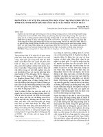 Phân tích các yếu tố ảnh hưởng đến tăng trưởng kinh tế của tỉnh Bắc Ninh dưới góc độ năng suất các nhân tố sản xuất