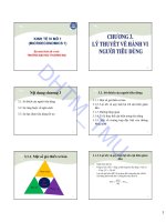 Bài giảng Kinh tế vi mô 1: Chương 3 - ĐH Thương Mại