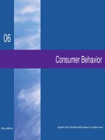 Lecture Economics (19/e) - Chapter 6: Consumer behavior
