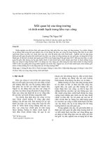 Mối quan hệ của tăng trưởng và tính minh bạch trong khu vực công