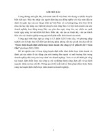 luận văn quản trị kinh doanh hoàn thiện hoạch định chiến lƣợc kinh doanh cho công ty cổ phần ILIAT toàn cầu 