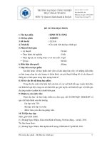 Đề cương học phần Kinh tế lượng