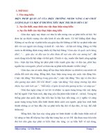 BIỆN PHÁP QUẢN LÝ CỦA HIỆU TRƯỞNG NHẰM NÂNG CAO CHẤT LƯỢNG DẠY VÀ HỌC Ở TRƯỜNG TIỂU HỌC THỊ TRẤN BẾN CẦU