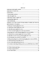luận văn tài chính ngân hàng hiệu quả cho vay đối với doanh nghiệp nhỏ và vừa tại ngân hàng thƣơng mại cổ phần sài gòn – hà nội chi nhánh hoàn kiếm 