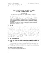 Bàn về vấn đề đánh giá hiệu quả phát triển khu kinh tế ven biển ở Việt Nam