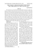 Thực trạng và một số giải pháp cơ bản nhằm phát triển kinh tế tư nhân tại Việt Nam