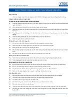 Tiêu chuẩn nghề Du lịch Việt Nam - Đơn vị năng lực HKS4.1: Quản lý hoạt động bộ phận buồng