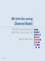 Bài giảng Phát triển vùng và địa phương (2019): Bài 4 - Nguyễn Xuân Thành