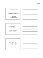 Bài giảng Phương pháp nghiên cứu trong quản lý kinh tế: Chương 2 - TS. Hồ Ngọc Ninh