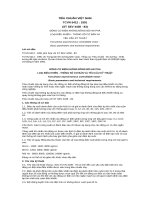 Tiêu chuẩn Việt Nam TCVN 5412:1991