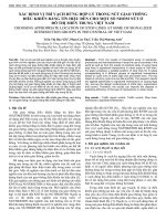 Xác định vị trí vạch dừng hợp lý trong nút giao thông điều khiển bằng tín hiệu đèn cho một số nhóm nút ở đô thị miền Trung Việt Nam