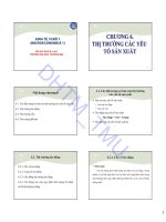 Bài giảng Kinh tế vi mô 1: Chương 6 - ĐH Thương Mại