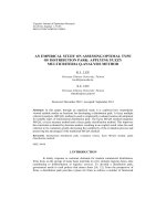 An empirical study on assessing optimal type of distribution park: Applying fuzzy multicriteria Q-analysis method