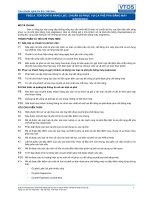 Tiêu chuẩn nghề Du lịch Việt Nam - Đơn vị năng lực FBS2.4: Chuẩn bị phục vụ cà phê pha bằng máy (Espresso)