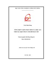 Tổng hợp ý kiến phản hồi của độc giả theo sự kiện phản ánh bởi báo chí tt 