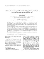 Những rào cản trong chính sách bảo hộ quyền tác giả đối với truy cập mở và tài nguyên giáo dục mở