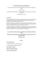 Quy chuẩn kỹ thuật Quốc gia QCVN 21:2015/BGTVT sửa đổi lần 1:2016