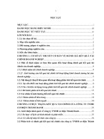 luận văn tài chính ngân hàng đánh giá kết quả tài chính của công ty trách nhiệm hữu hạn cơ điện thành danh 