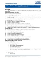 Tiêu chuẩn nghề Du lịch Việt Nam - Đơn vị năng lực TOS2.1: Chuẩn bị thông tin chương trình du lịch để giới thiệu cho khách