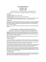 Tiêu chuẩn Quốc gia TCVN 6493:2008 - ISO 9562:2000