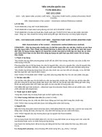 Tiêu chuẩn Quốc gia TCVN 6508:2011 - ISO 1211:2010