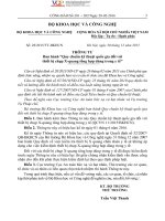 Quy chuẩn kỹ thuật Quốc gia QCVN 11:2015/BKHCN