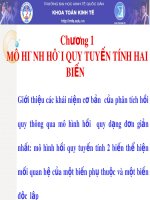 Bài giảng Kinh tế lượng: Chương 1 - Nguyễn Thị Thùy Trang