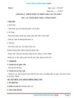 Giáo án đại số 8 cả năm 5 hoạt động theo chương trình phát triển năng lực