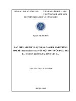 luận văn thạc sĩ đặc điểm nhiễm và sự nhạy cảm của ký sinh trùng sốt rét plasmodium vivax với một số thuốc điều trị tại huyện krông pa tỉnh gia lai 