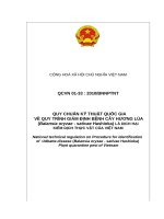 Quy chuẩn kỹ thuật Quốc gia QCVN 01-33:2010/BNNPTNT