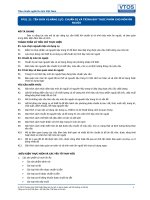 Tiêu chuẩn nghề Du lịch Việt Nam - Đơn vị năng lực FPS1.21: Chuẩn bị và trình bày thực phẩm cho món ăn nguội