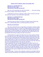 THAM LUẬN VỀ PHONG TRÀO VĂN NGHỆ, TDTT