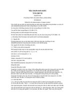 Tiêu chuẩn Việt Nam TCVN 3867:1983