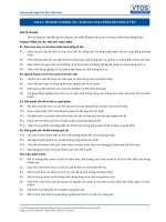 Tiêu chuẩn nghề Du lịch Việt Nam - Đơn vị năng lực FOS3.2: Giám sát hoạt động bộ phận lễ tân