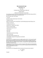 Tiêu chuẩn Việt Nam TCVN 3702:1990