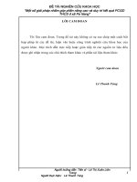 SKKN Một số giải pháp nhằm góp phần nâng cao và duy trì kết quả PCGD THCS ở xã Pa Nang