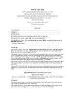 Tiêu chuẩn ngành TCN 68-205:2001