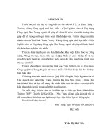 luận văn thạc sĩ tinh chế và phân tích đặc tính liên kết o glycan của lectin từ rong đỏ hydropuntia eucheumatoides 