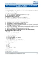 Tiêu chuẩn nghề Du lịch Việt Nam - Đơn vị năng lực FPS1.4: Chuẩn bị các loại rau, củ, quả cho các món ăn không chế biến qua nhiệt