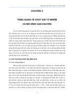 Bai giang  CHUYỆN CHẤT ô NHIỄM   đại học THỦY lợi