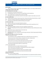 Tiêu chuẩn nghề Du lịch Việt Nam - Đơn vị năng lực FBS2.2: Phục vụ rượu vang