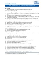 Tiêu chuẩn nghề Du lịch Việt Nam - Đơn vị năng lực FOS4.2: Quản lý hoạt động bộ phận lễ tân