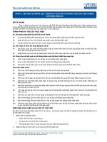 Tiêu chuẩn nghề Du lịch Việt Nam - Đơn vị năng lực FPS4.2: Giám sát chi phí và doanh thu của hoạt động chế biến món ăn