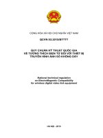 QCVN 93:2015/BTTTT: Quy chuẩn kỹ thuật quốc gia về tương thích điện từ đối với thiết bị truyền hình ảnh số không dây