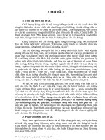 Thực trạng công tác giáo dục, rèn luyện Đảng viên Đảng bộ huyện Tháp Mười 2005 2010 và phương hướng nâng cao rèn luyện Đảng viên trong thời gian tới
